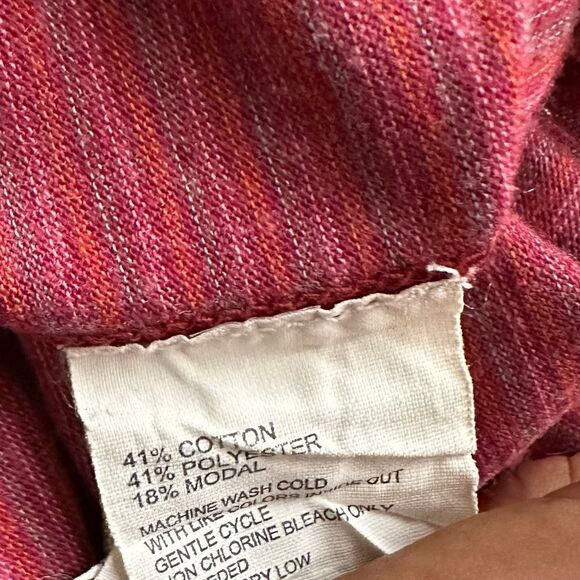 Tommy‎ Bahama Small Crimson Reversible 1/4 Zip Top Size Small - Picture 5 of 10